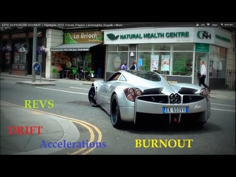 supercars - Just watch all the great moments from 2012 in and around the UK More info below the extensive list of cars! Bugatti Veyron Supersports Rolls Royce Phantom Fe...