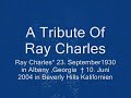 A Tribute To Ray Charles ,  I Can´t Stop Loving You (Cover)