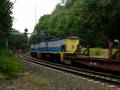 LIRR  Work Train 161-163 with CANX Flats 9-14-2005