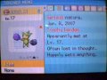 Hit the damn (more info) Button...AnOtHeR NOTE: Not accepting trades anymore only for those who already have pendings with me and for worthy Pkmns or the ones I don't have!NOTE: Jealous people please abstain of commenting thanks ^^Damn I needed to do this a while ago LoL oh whatever this is just to don't watch the whole vid just what you are looking for ;)Oh BTW im keep posting all the pokes I have just to keep trading for the ones I don't have. I know it's pretty easy to hack all of these, but why would I do that?, I don't need to hack pokes, cause there are so many people trading me, the fact is that some of them give me hacked pokes and that's not my fault! From:1-50 00:30 - 01:0951-100 01:10 - 01:46 101-150 01:47 - 02:22 151-200 02:23 - 02:52201-250 02:53 - 03:35251-300 03:36 - 04:12301-350 04:13 - 04:56351-400 05:05 - 05:32401-450 05:32 - 06:14451-493 06:15 - 06:40Legends & Events after 6:40Missing list:Im looking for these Shiny Pokemons. If u dont have any of these we can still make some trades:-Wynaut-KangaskhanOther Pkmns I might be interested in:-Spinarak-Shroomish-Lileep-FinneonReward: