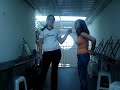 Nati e Karlla dançando xD