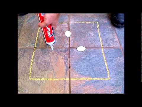 how to patch tile floor