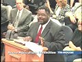 Kelvin Moxley Testifies against Smoking Ban
