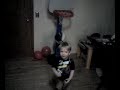 Zakary and Dad shooting hoops
