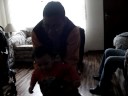 Matias con su abuelito Lucho