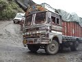 indian lorry taking corner.mov