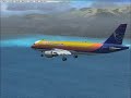 Airbus A320 Landing in Kingston