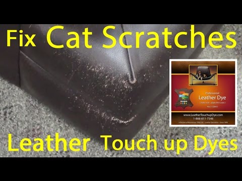 how to repair scratches on leather