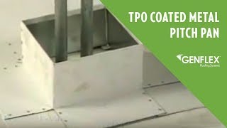 TPO Coated Metal Pitch Pan