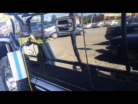 Paintless dent repair on 04 Hummer h2