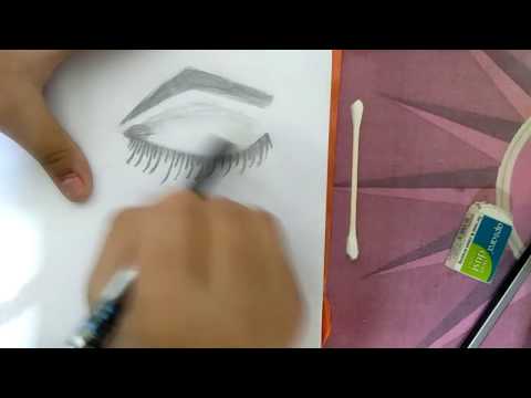 video-linktoworks-How to draw a realistic closed eye.