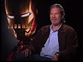 the vegas film critic sits down with jeff bridges who tries to convince him to shave his head as he did in iron man.