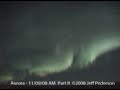 Aurora activity resulting from a corona hole enhance solar wind.  Video is looking north from the Large Animal Research Station of the Univ. of Alaska, Fairbanks in the wee hours of the morning.