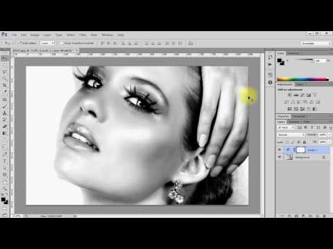 Как сделать фотография черно белой в фотошопе