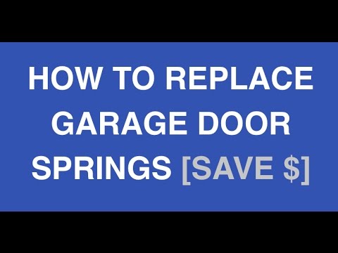 Garage Door Springs Replacement Made Easy – DIY Garage Repair