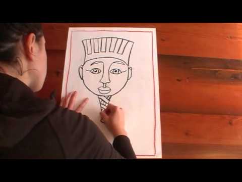 how to draw egypt