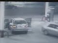 Gas station thefts during filling up caught on tape