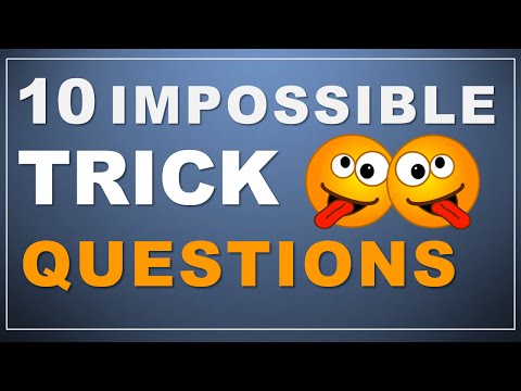 answers - The ultimate challenge: Can you answer these 10 trick questions correctly? I hope you like it! Best, Daily Broccoli music from bensound.com.