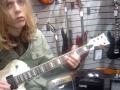 Grant trying out ESP in guitarguitar