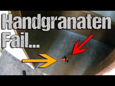 Handgranaten Fail... | Highlander Airsoft un-Funny Moments CQB Gameplay Lauterbach