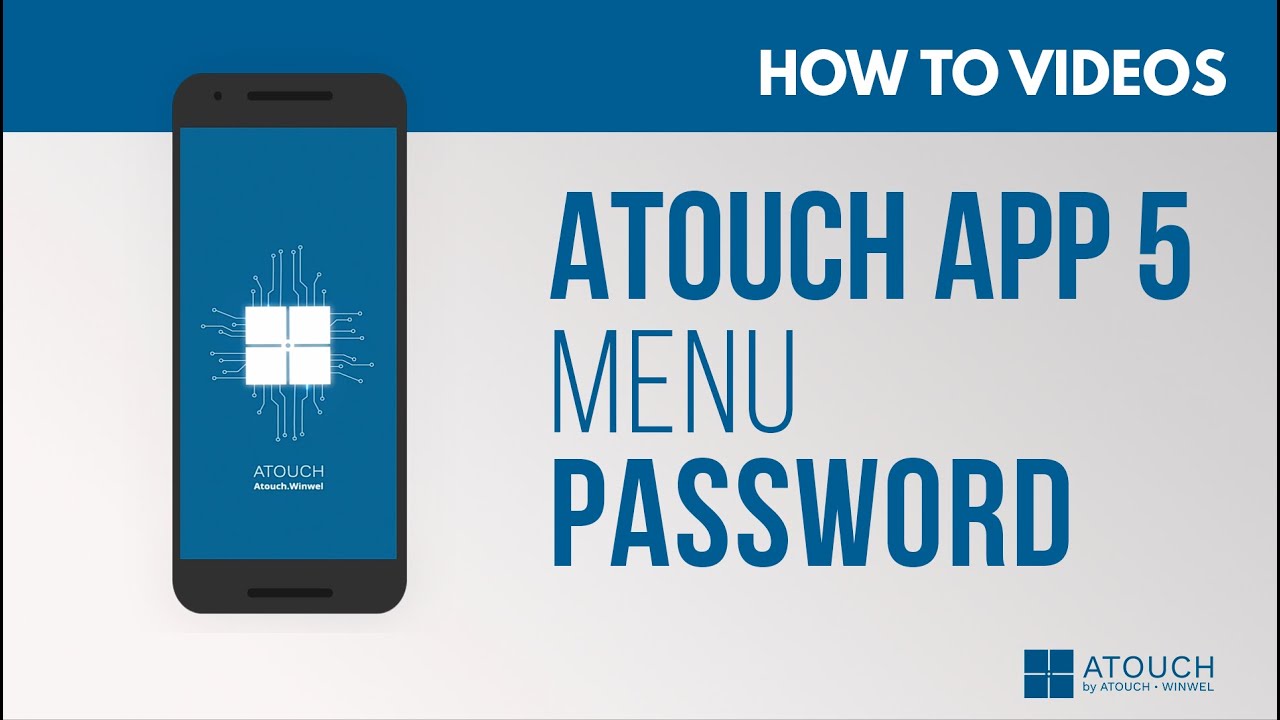  Como criar uma palavra-passe de menu