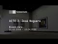 ACTE 3: José Noguero, Escenografías
