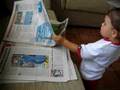 Leyendo el periódico
