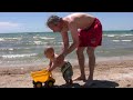 Sebastian at the beach