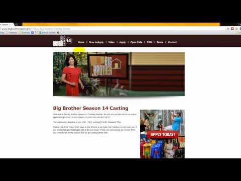 how to apply for big brother