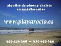 pisos en alquiler en matalascañas alquilar pisos manolo
