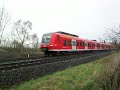 S-Bahn und ICE Begegnung