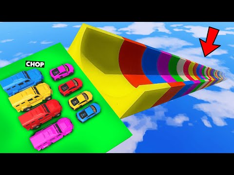 Play this video GTA 5 MEGA RAMP COLOR CHOOSE CHALLENGE WITH CHOP