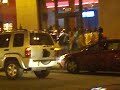 gang fight down town