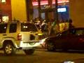 gang fight down town