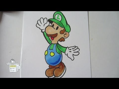 how to draw mario and luigi