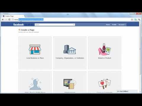 how to create a page for facebook