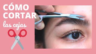 4 - CÓMO CORTAR TUS CEJAS CON TIJERAS