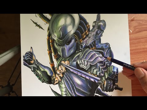 video-linktoworks-Predator Drawing - YouTube