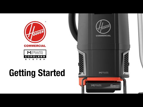 Youtube External Video Getting Stated with your Hoover Commercial HVRPWR™ 40V Cordless Backpack.