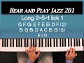 visit http://www.hearandplayjazz201.com or call 1-877-856-4187.

james wrubel, from the hear and play jazz 201 learning dvd, gives you a great inside look into some of his favorite fancy jazz 2-5-1 licks you can do with in jazz! 

it's a few minutes of a mega multi-hour course on playing by ear (with no sheet music).

james has played with jazz greats such as brian lynch, the late jon stubblefield, leslie drayton, keith fiddmont, the late ronald muldrow, tim green, bijon watson, gilbert castellanos, kim richmond, roger cairns, matt roberts, nedra wheeler, raymond pounds, del atkins, yoron israel, eddie palmieri, arturo o'farrill, conrad herwig, jimmy bosch, bobby sanabria, jose madera, los fakires, graham collier, george lewis and many more!

