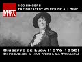 THIS PROJECT IS RESERVED ONLY FOR THE GREATEST! What do you think about choosing de Luca? Please comment! Giuseppe de Luca, Baritone (1876-1950) Giuseppe Verdi - La Traviata Di provenza il mar (Recorded 1929) My personal opinion: Battistini once signed him an autograph 