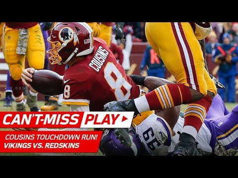 Video: D.J. Swearinger Jumps the Route on INT & Kirk Cousins' Strong TD Run! | Can't-Miss Play | NFL Wk 10
