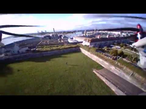 Eachine DVR03 Raw Flight Footage from 450 Sized Quadcopter
