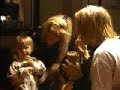 Kurt Cobain and Frances Bean Cobain