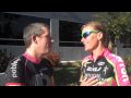 Jeff talks with Olympic silver medalist Michellie Jones