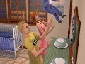 Sims 2 -Non identical twin babies turning into toddlers