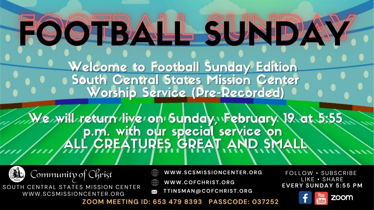 SCS Mission Center Football Sunday Service - 02-12-2023