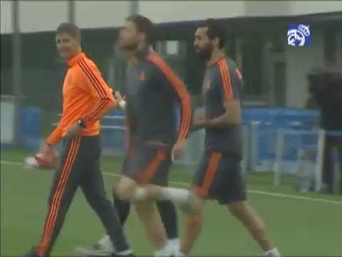 Real Madrid prepare for the Champions League final
