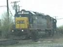 CSX Q415 Eastbound with SD40-2 Leader