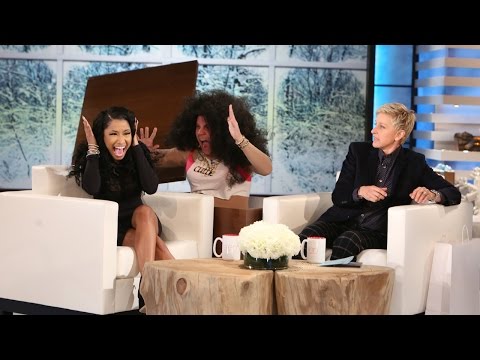 Ellen Scares Nicki Minaj
